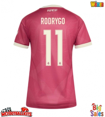 Real Madrid Rodrygo Goes #11 Replica Third Stadium Shirt for Women 2026-27 Short Sleeve